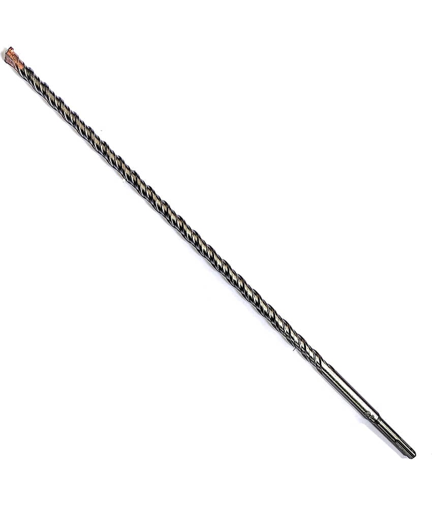LXMI Steel (18 x 600mm) Cross Tip Plus Hammer Drill Bit (Silver)
