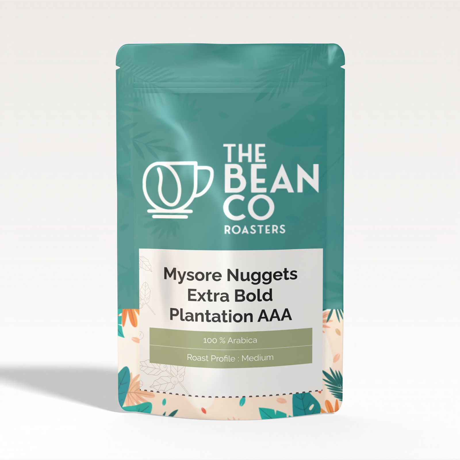 THE BEAN CO Mysore Nuggets Extra Bold AAA | Medium Roast | Premium Coffee | 100% Arabica | Roasted Coffee Ground (Aeropress, 500g)