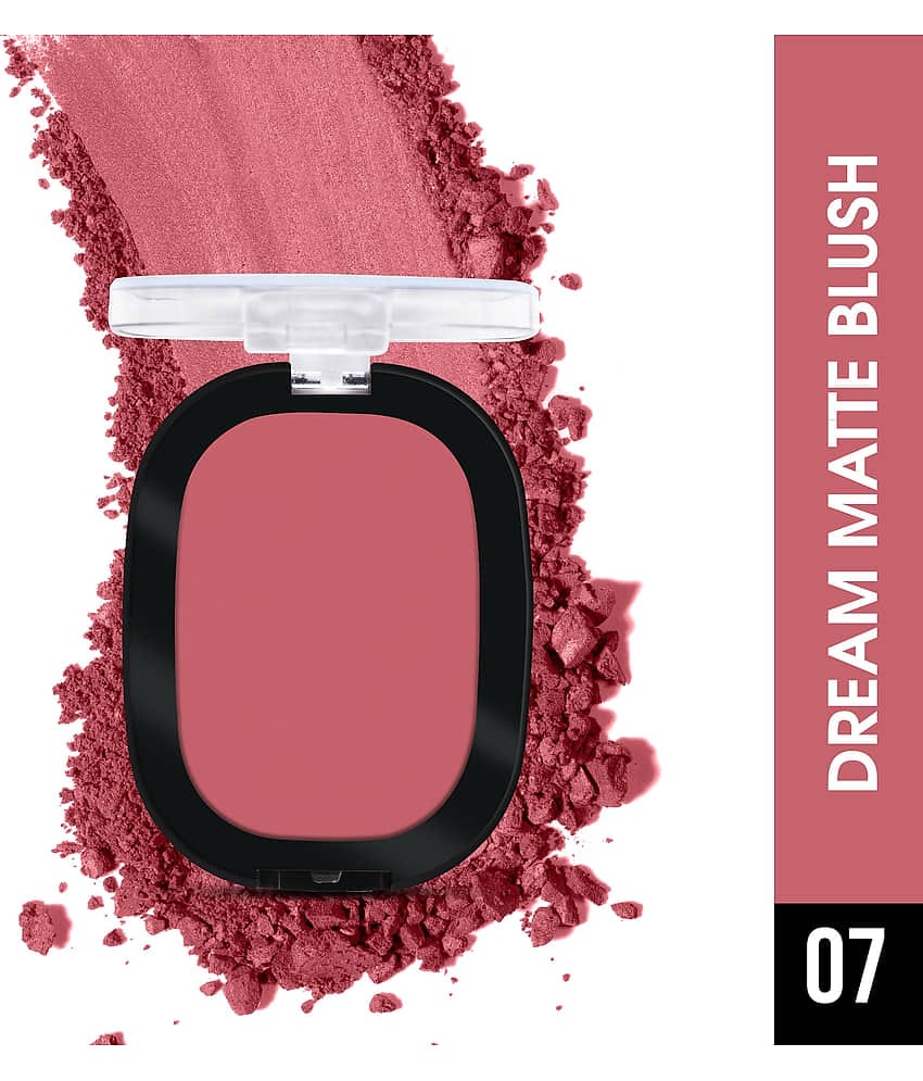 Beauty Berry Dream Matte Blush Highly Pigmented & Blendable Shades 7g, Forever Pink (Shade - 07)