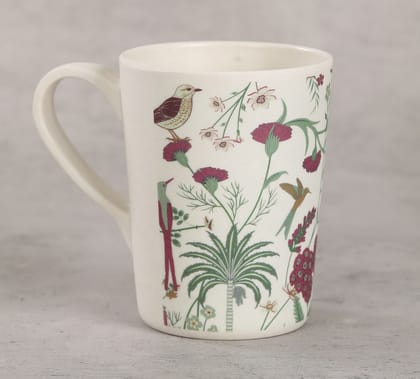 India Circus Grey Floral Galore Bamboo Mug