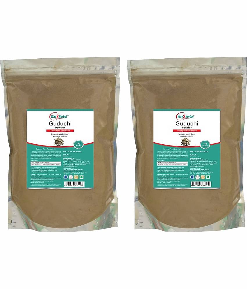 Way2Herbal Guduchi Powder 1 kg Pack of 2