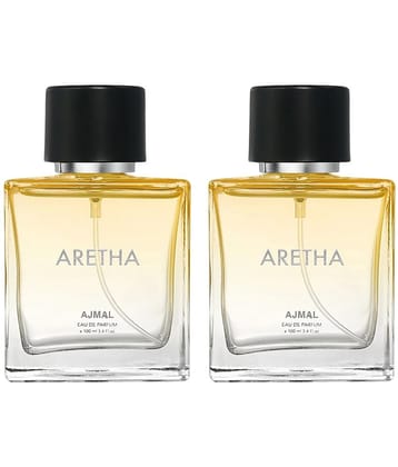 Ajmal 2 Aretha EDP 100ml Long Lasting Perfume For Men & Women Pack of 2