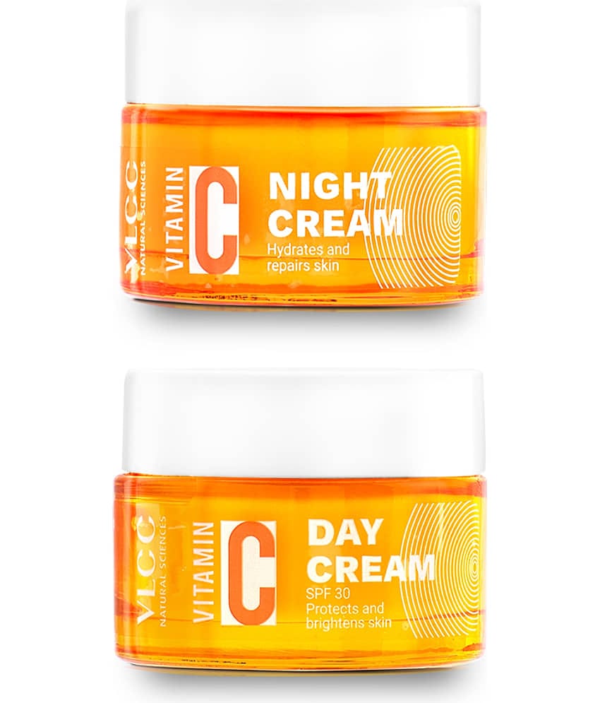 Vlcc Vitamin C Premium Day & Night Cream Combo ,50G(Pack Of 2)