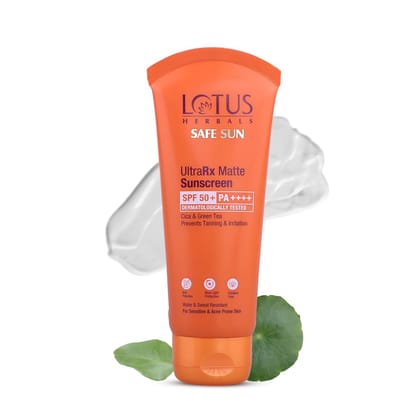 Lotus Herbals UltraRX Matte Sunscreen SPF 50+ PA++++, 50ml Lotus Herbals UltraRX Matte Sunscreen SPF 50+ PA++++, 50ml