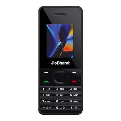 JioBharat V2 4G Phone with JioTV, JioCinema, UPI, JioSoundPay,JioSaavn, Long Lasting Battery, LED Torch, Digital Camera | Black | Locked for JioNetwork