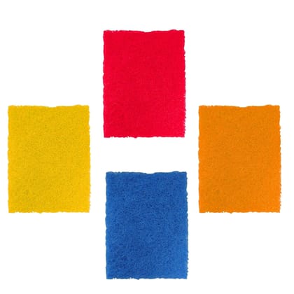 Kitchen Scrubber Pads for Utensils / Tiles Cleaning (Pack of 4) Kitchen Scrubber Pads for Utensils / Tiles Cleaning (Pack of 4)