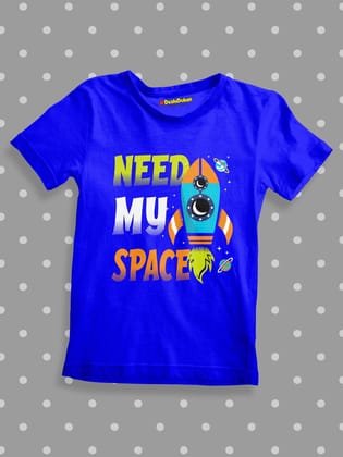 Need My Space Craft T-shirt-Royal Blue / 1-2 Year
