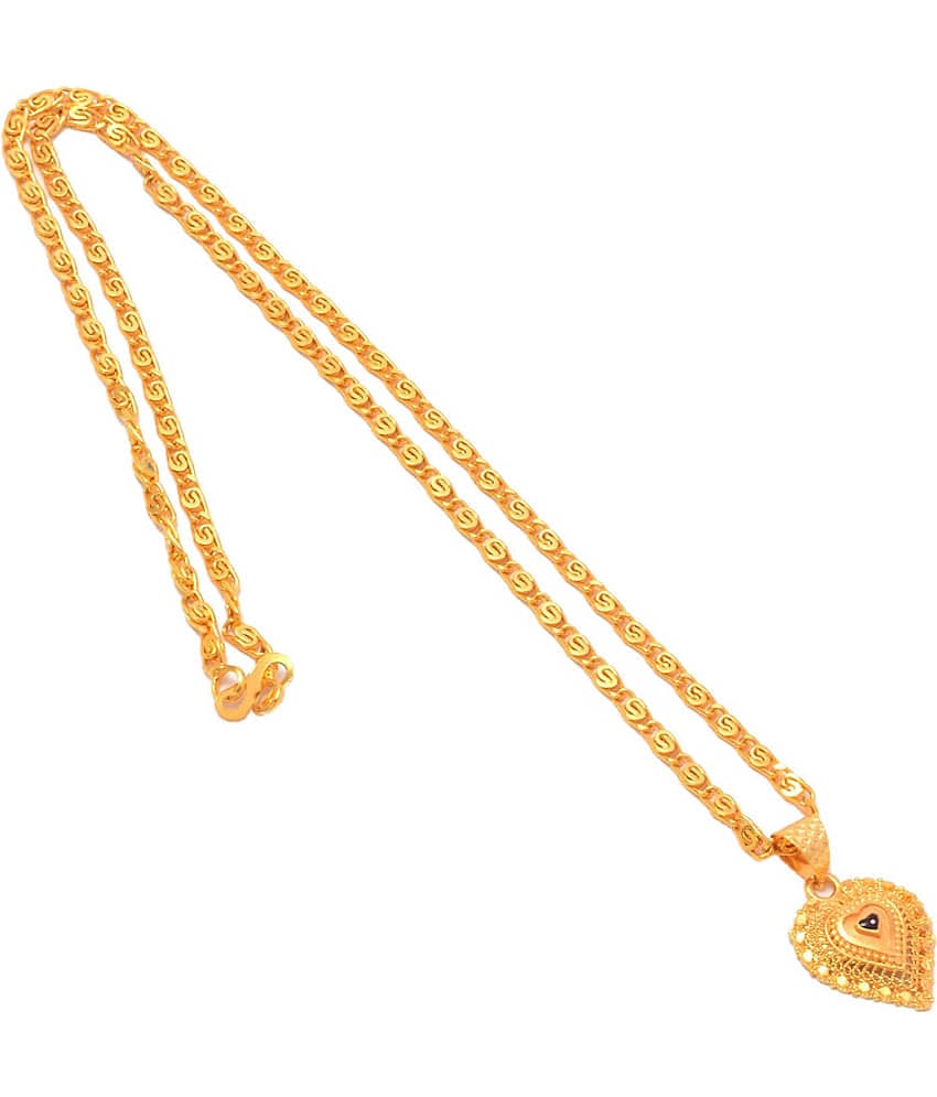 Jewarhaat - Golden Pendant ( Pack of 1 )