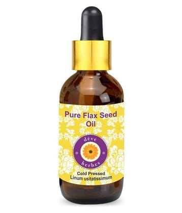 Deve Herbes Pure Flax Seed Carrier Oil 50 ml