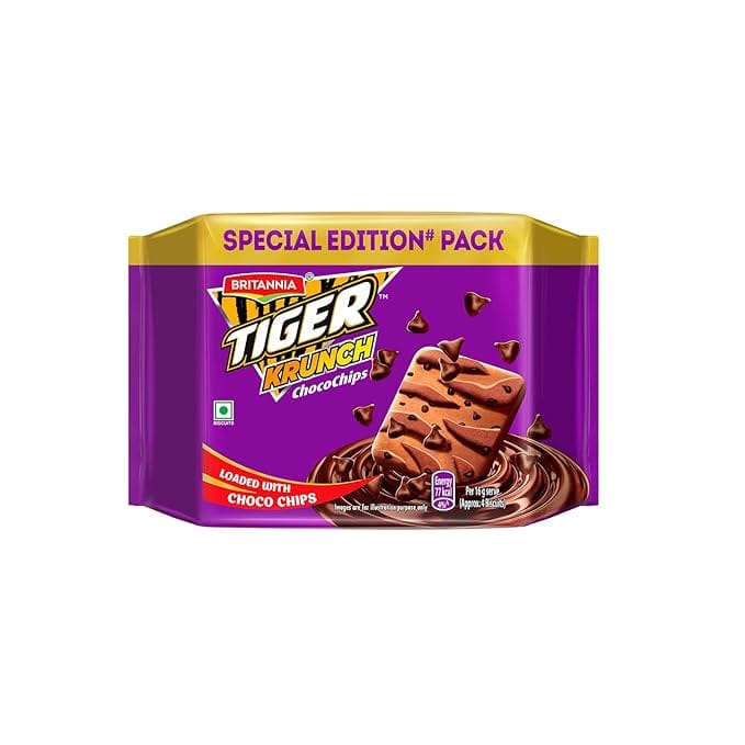 Britannia Tiger Krunch Chocochip Biscuits 400 G 