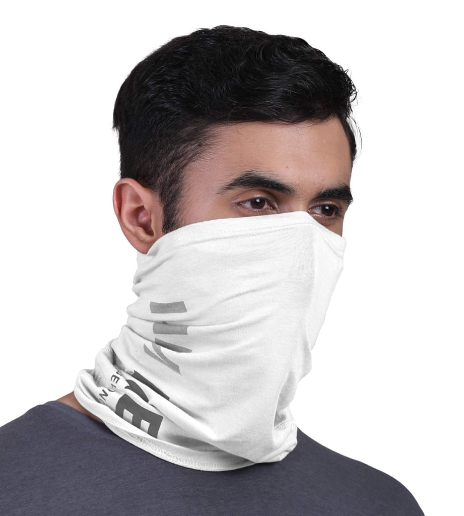 FREECULTR Unisex Bamboo Bandana, Anti Microbial Super Soft & Comfort Fit, Breathable Multipurpose Headband - Printed Pack of 3-Beach Sand,Pastle Peach,White