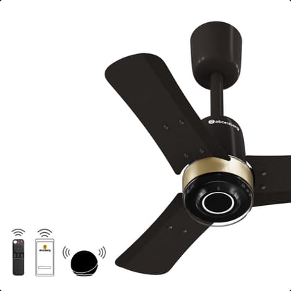 Atomberg Renesa Elite 600mm BLDC Ceiling Fan with Remote Control & LED Indicators | Earth Brown