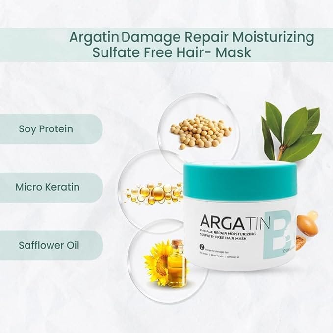 Argatin Botoxx Hair Mask For Damage Repair Moisturizing Sulfate-Free 200 G