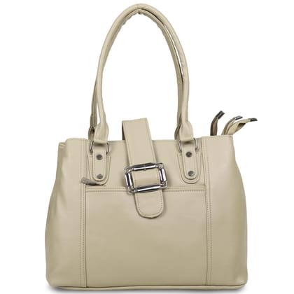 Jothi Fivelin Classic Womens Handbag | Large Multi-Compartment Synthetic Leather Tote | Matte Finish | Water-Resistant | Soft Base | Light Green