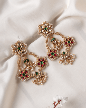 Gold Polish Silver Earrings CHE1848