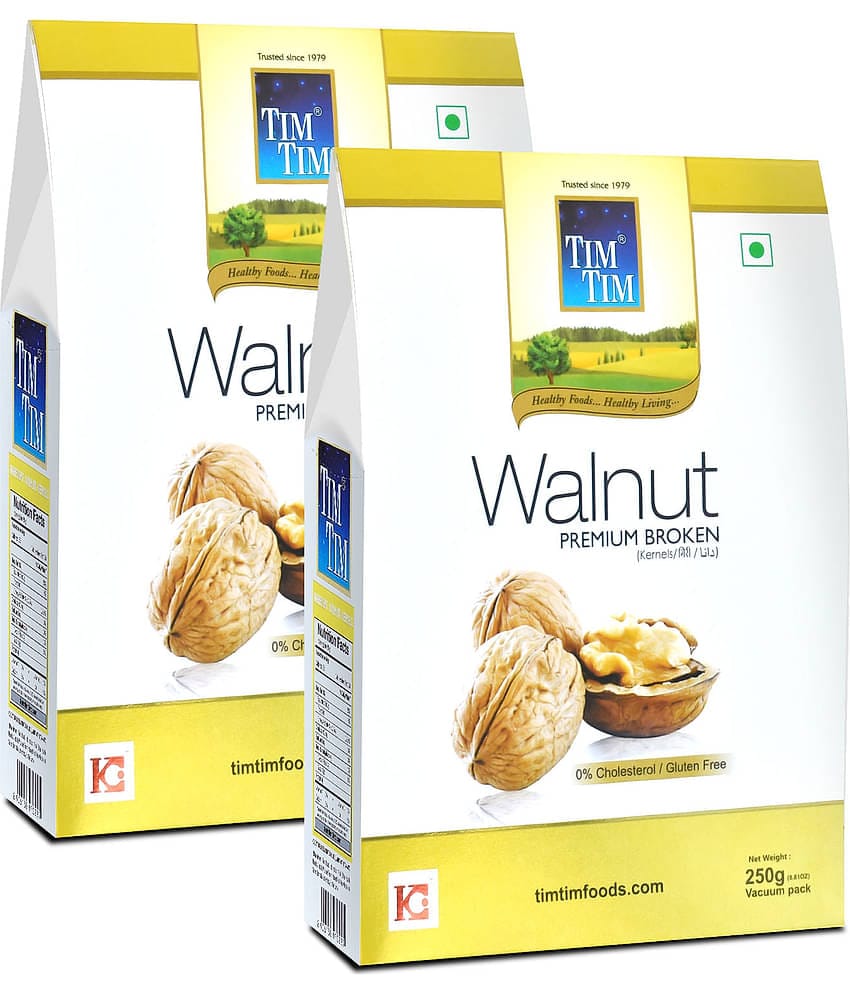 Tim Tim Premium Broken Walnuts Kernels (Without Shell) 500g (250g x2)