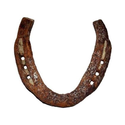 MAYAPURI Kale Godhe ki Naal/Black Horse Shoe for Good Luck (Pack of 1)