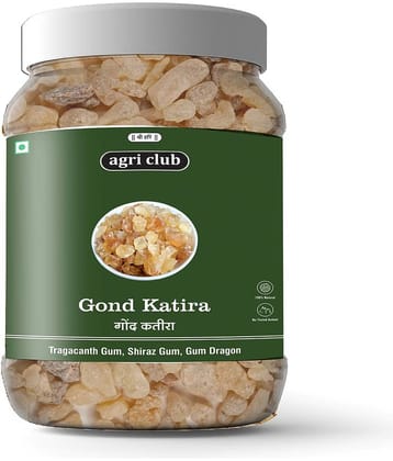 AGRI CLUB Gond Katira-Shiraz Gum-Gum Dragon Raw Herbs 250 Gm