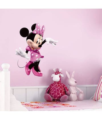 Decor Villa Pink baby PVC Vinyl Multicolour Wall Stickers