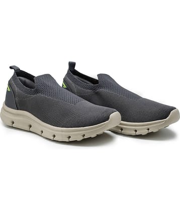 ASIAN SUPERWALK-23 Dark Grey Men's Slip-on Shoes