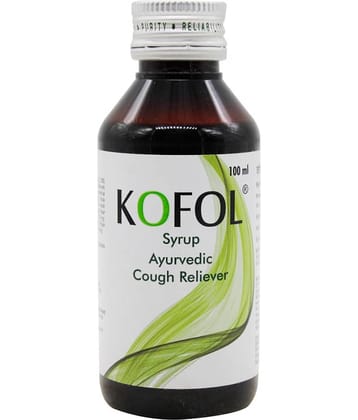 Kofol Syrup Ayurvedic Cough Reliever For Dry & Wet Cough 100Ml (Pack of 3)