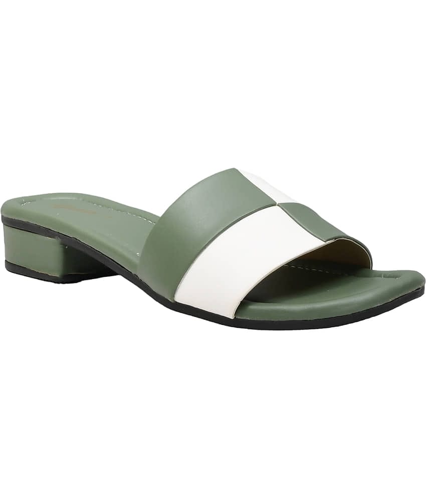 Ajanta - Olive Women's Flats