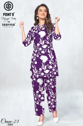 Craze 23 Vol 5 Deeptex Prints Co Ord Set