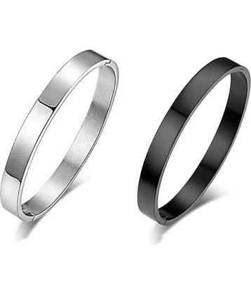 HEER COLLECTION - Black Kada ( Pack of 2 )