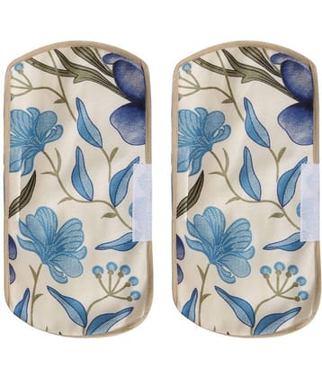 E-Retailer Set of 2 Polyester Red Fridge Handle Cover