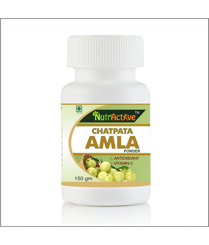 NutrActive Chatpata Amla For Constipation Amla Powder For Constipation, Improve Digestion, Improve Immunity, 150 gm