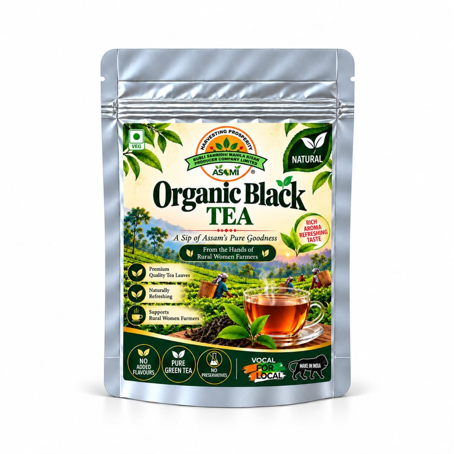 Black Tea | Organic Tea from Assam - 50 gm - One pouch