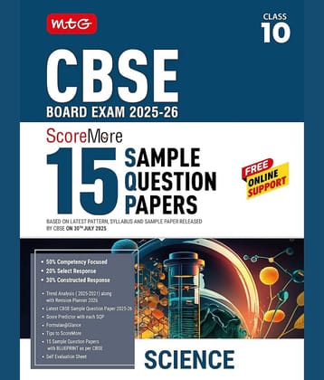 CBSE ScoreMore 15 Sample Question Papers Class 10 Science