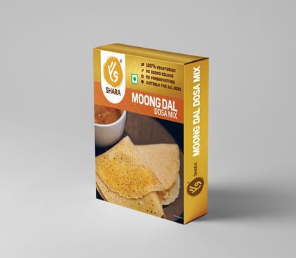 Shara Moong Dal Dosa Mix (200g) | High Protein & No Preservatives | Instant Healthy Breakfast