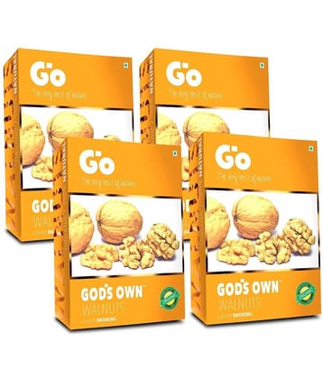 GO Light Broken Walnuts(Akhrot giri) 250 g Pack of 4