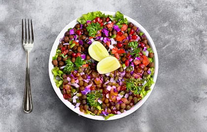 Boiled Chana Masala Salad
