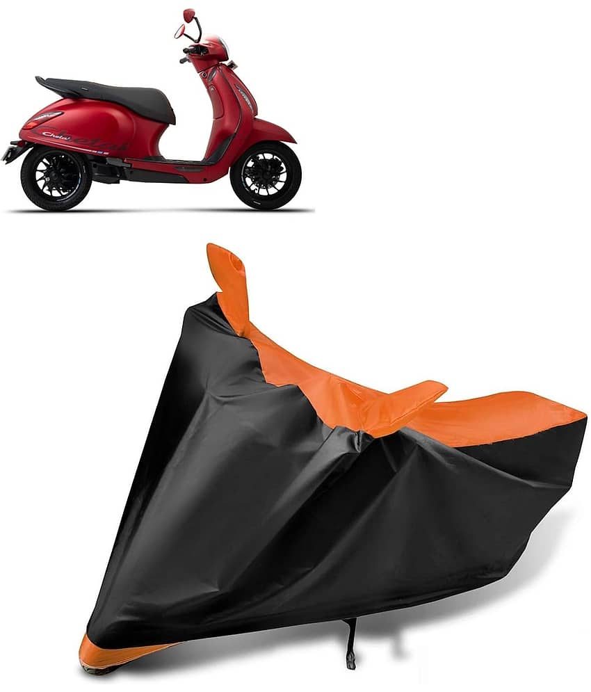 AKSMIT Bike Body Cover for Bajaj Chetak Multicolor (Pack of 1)