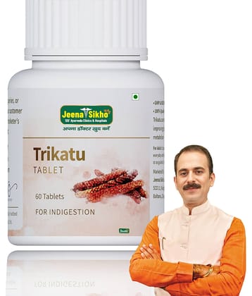 Jeena Sikho Trikatu Tablet Effective For Digestive Wellness & Gut Health, 60 Tablets
