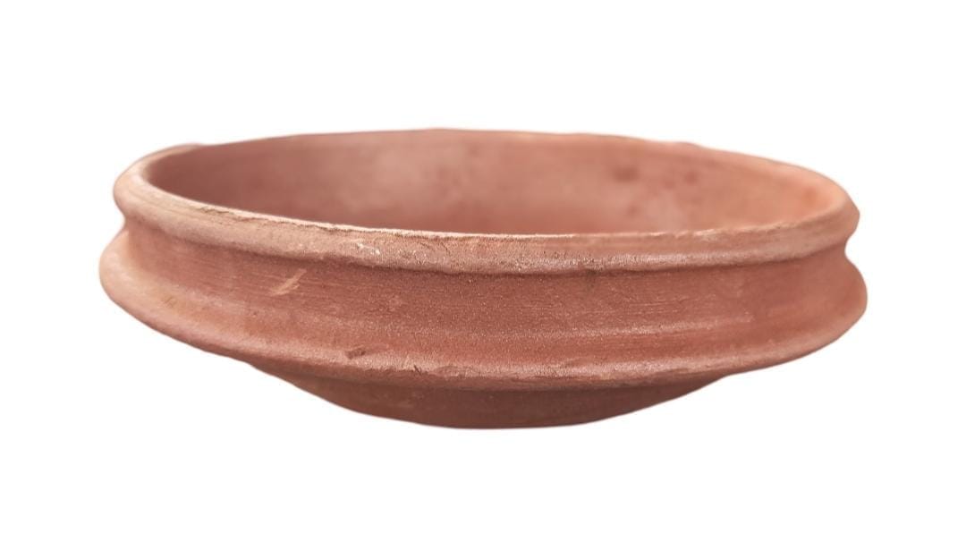 Handmade Clay Bowl for Cooking and Serving