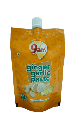 9am Ginger & Garlic Paste, 200 gm - Buy 1 Get 1 Free