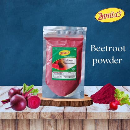 Anita's Dehydrated Beetroot Powder (50g) | 100% Natural Beetroot Extract | Culinary Coloring & Nutrient Booster