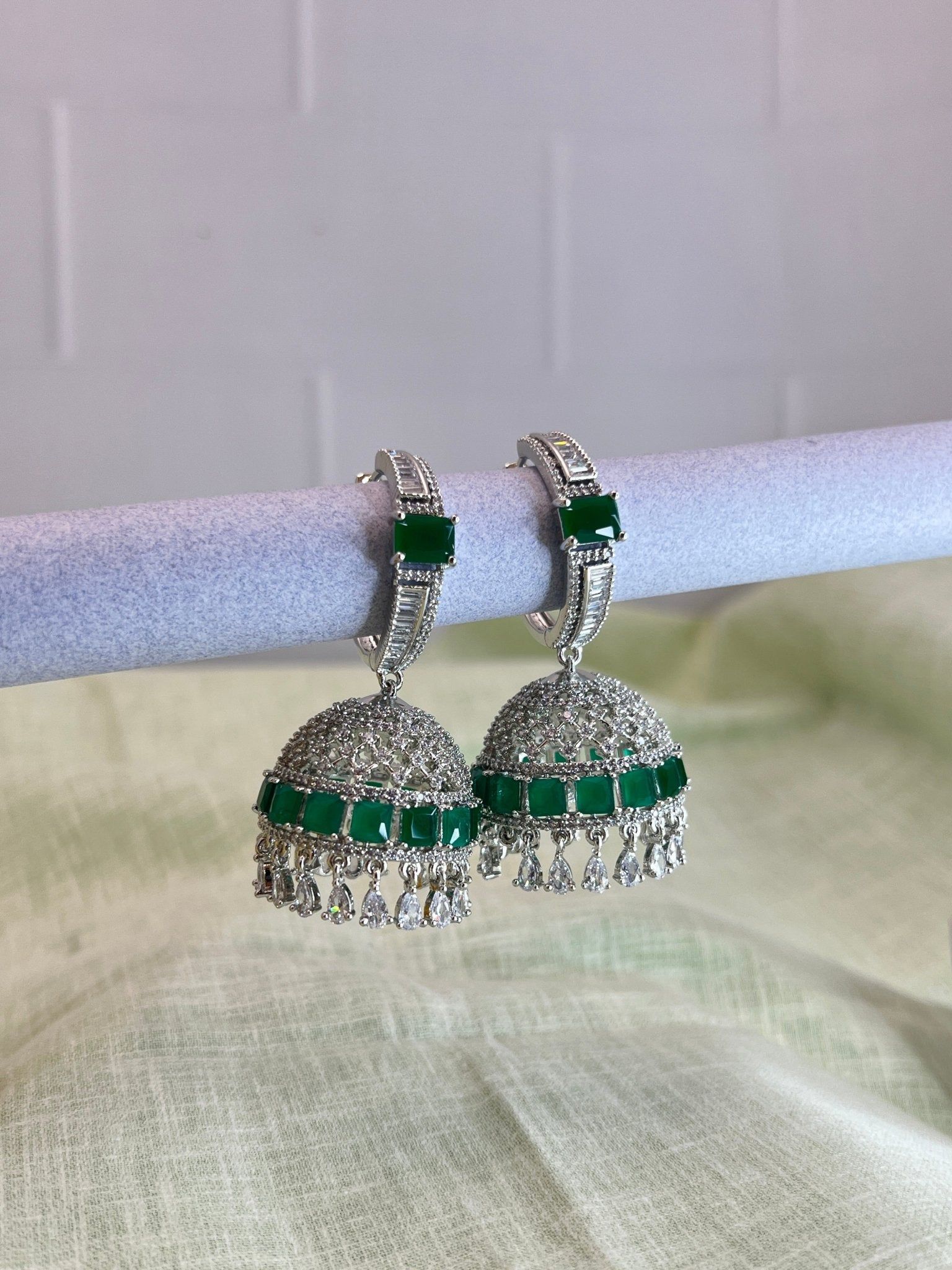 Stone Jhumka 0074