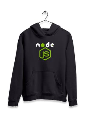 Node JS Hoodie-Black / S