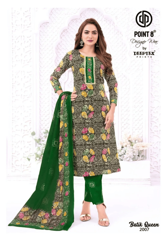 Batik Queen Vol 2 Deeptex Prints Readymade Cotton Pant Suits
