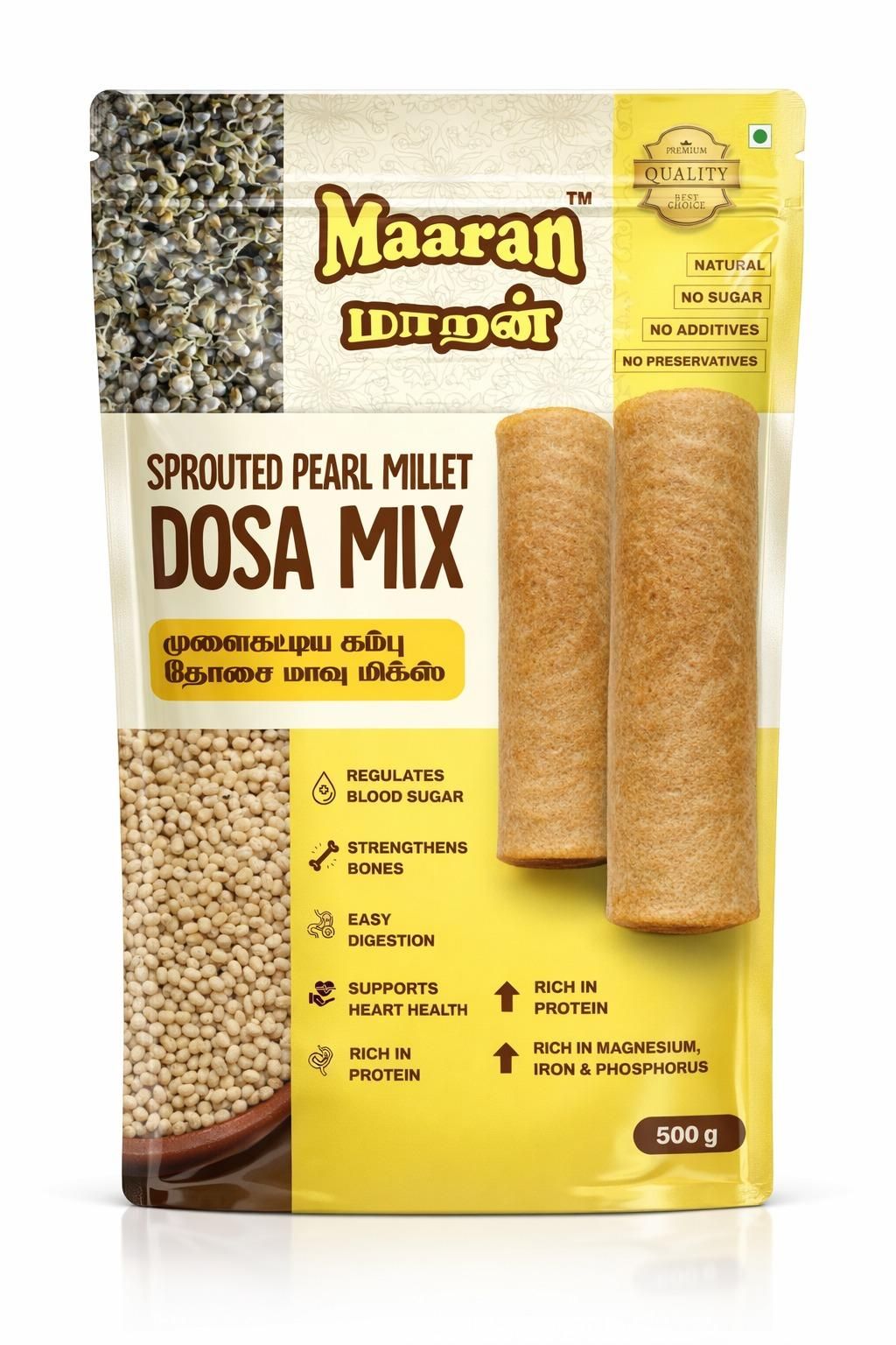 Sprouted Pearl Millet Dosa Mix(500gm)