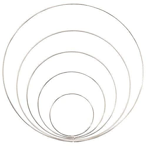 The Brown Box Metal Rings (6 Pieces,3-inch, 4-inch, 5-inch, 6-inch, 7-inch,8-inch) - Stationery | Buy online on ZillyBuy