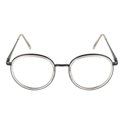 TERRY & CO Zero Power Blue Cut Eyeglasses | Metal Frame | Medium Size | Anti-Reflective, UV Protection, Lightweight | Spring Hinges | Unisex