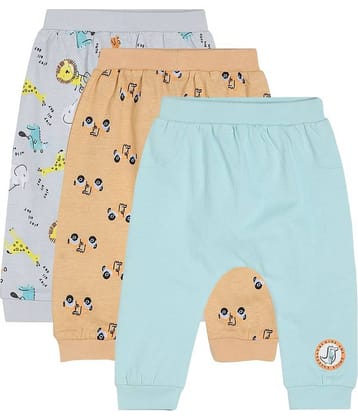 MINI KLUB Pack of 3 Baby Boys Cotton Pyjama ( Multi Color )