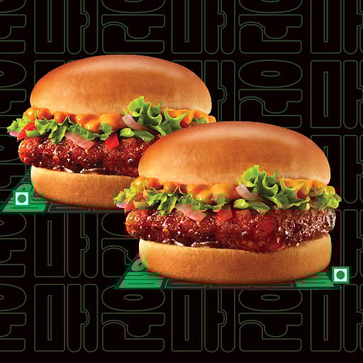 2 Korean Spicy Paneer Burger @ 399.