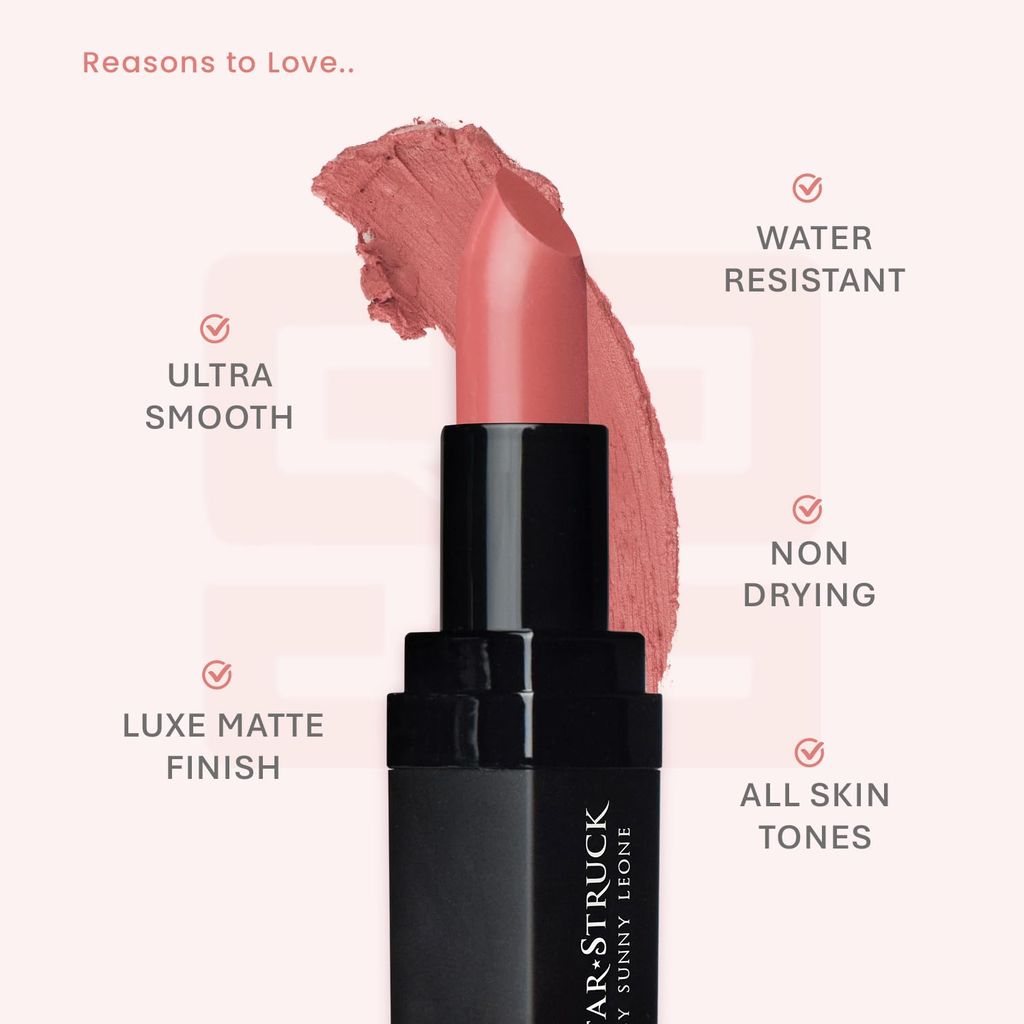 STARSTRUCK BY SUNNY LEONE Luxe Matte Lipstick | Richly Pigmented Luxe Matte Lipstick