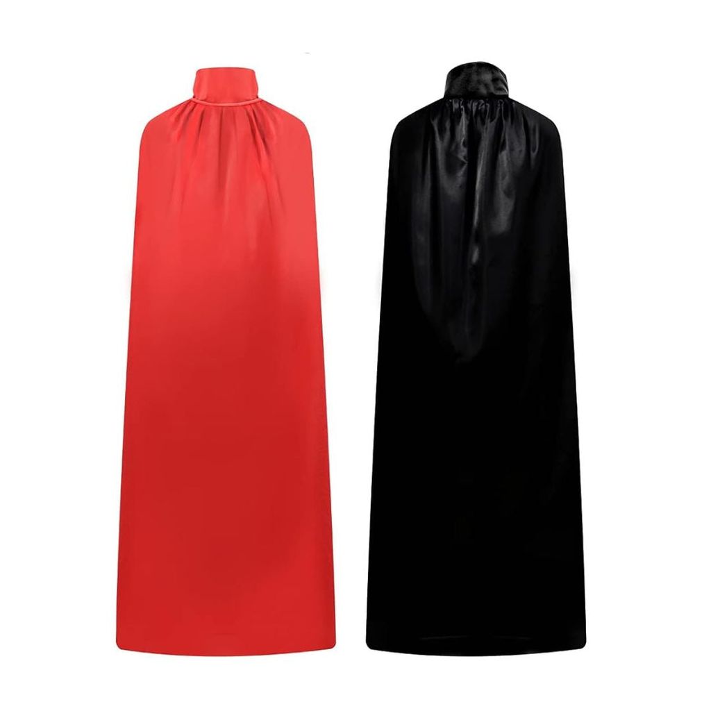 Halloween Reversible Red & Black Cloak Adult